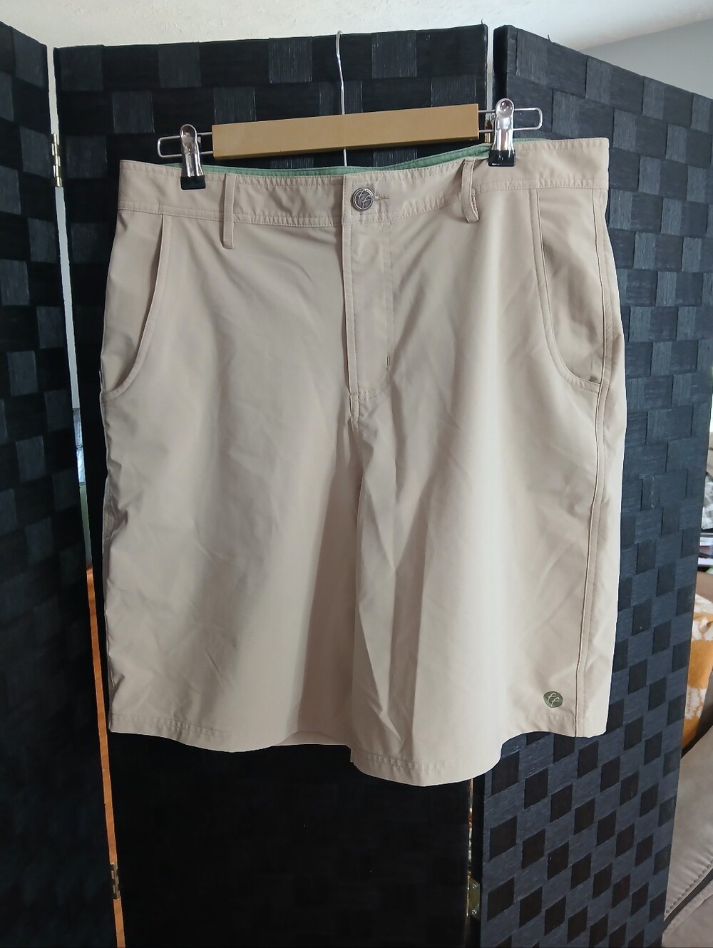 FreeFly Men's Beige Casual Shorts Golf Gorpcore Athleisure Lightweight Active